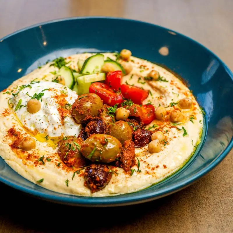 Mezze Platter at Belgravia Hub in Edmonton, AB